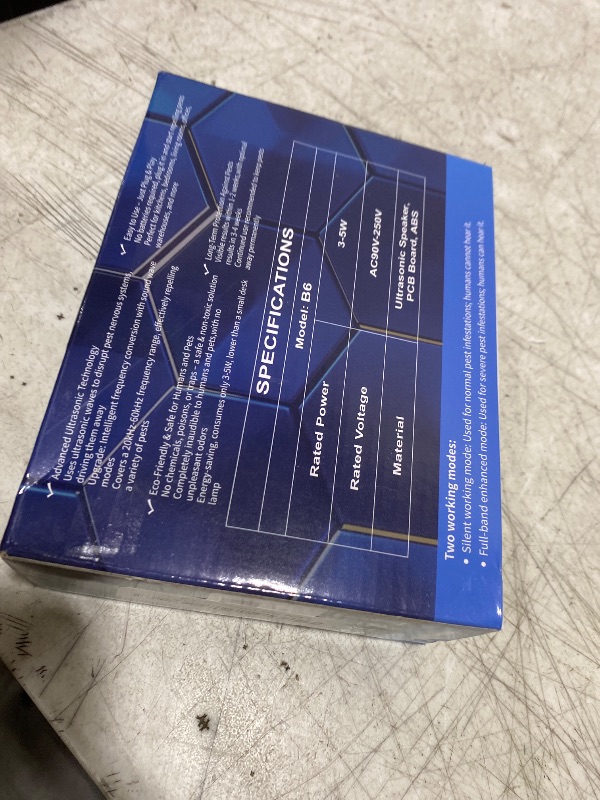 Photo 1 of [2026 Upgraded] Ultrasonic Rodent & Pest Indoor Repeller - Stronger Driving Force, Plug-in Electronic Repellent for Mouse, Mice, Rats, Roaches, Ants, Spiders, Bugs, 2 Mode Switching (6 Pack)