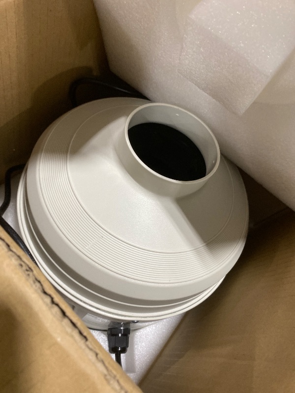 Photo 1 of MIDCVFRUN 3 inch Radon Fan, 2 speed 240/170CFM Radon Mitigation System Quickly Mitigate Radon Quiet and Energy Efficient IP67 Waterproof Indoor Outdoor Installation