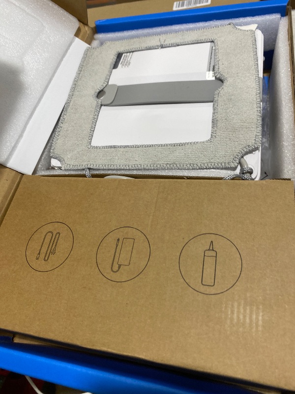 Photo 1 of ECOVACS WINBOT Mini Window Cleaning Robot - Compact Design, Dual Nozzles with Ultrasonic Spray, 9-Stage Protection System, Intelligent Path Planning, 3 Cleaning Modes, Anti-Slipping System