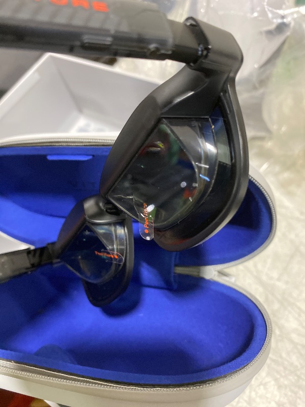 Photo 1 of VITURE Luma Pro XR Glasses — 152” 1200p 120Hz Ultra Sharp Display, 52° FOV, Electrochromic Film,Myopia Adjustments, Harman Audio, AR Glasses for iPhone 17/16/15, Android, Mac, PC, Steam Deck, Switch 2