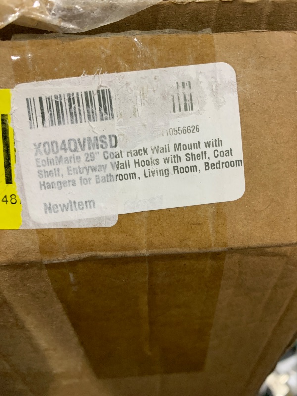 Photo 1 of coat rack wall mount with shelf 