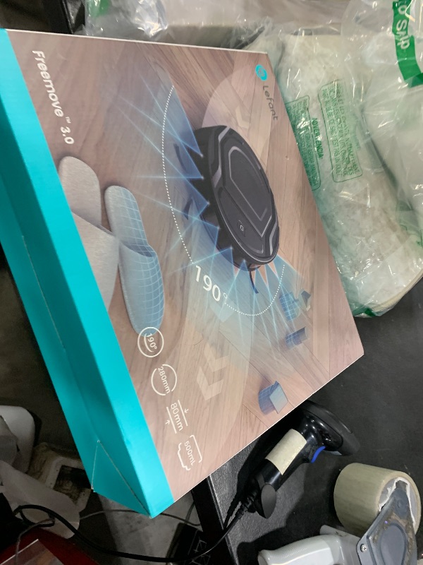 Photo 1 of Lefant Robot Vacuum Cleaner, Strong Suction, 120 Mins Runtime, Slim, Low Noise, Automatic Self-Charging, Wi-Fi/App/Alexa Control, Ideal for Pet Hair Hard Floor and Daily Cleaning, M210