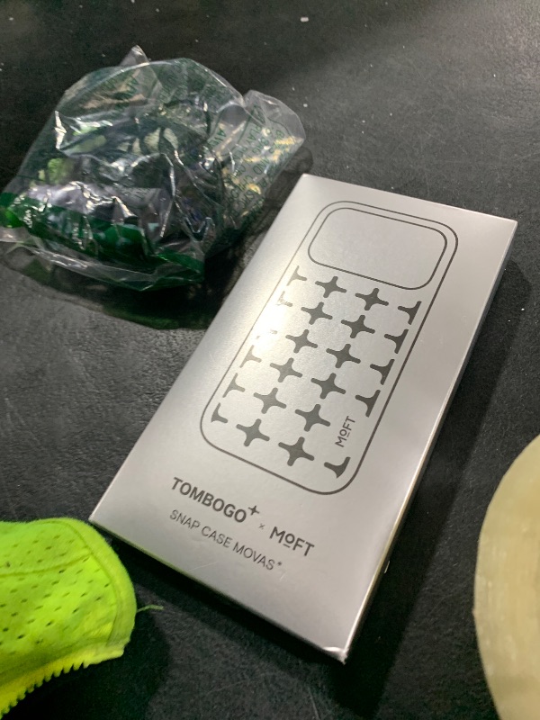 Photo 1 of MOFT x Tombogo for iPhone 17 Pro Max Case- MOVAS Snap Case, MagSafe Compatible, Soft-Touch Vegan Leather, Classic Minimalist Design, Lightweight, Stain-Resistant & Camera Protection, Cement