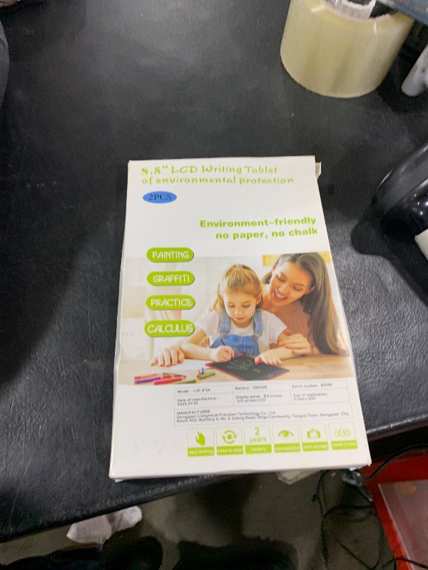 Photo 1 of [2 Pack] Genialba LCD Writing Tablet 8.5-Inch Colorful Doodle Board, Toddler Learning Educational Toys Gifts for 3-8 Years Old Girls and Boys, Electronic Drawing Pad for Kids (Pink&Blue)