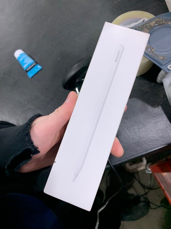 Photo 1 of Apple Pencil Pro: Latest Model - Device Compatibility Check Required - Pixel-Perfect Precision, Tilt and Pressure Sensitivity, Perfect for Note-Taking, Drawing, and Art. Charges and Pairs Magnetically
