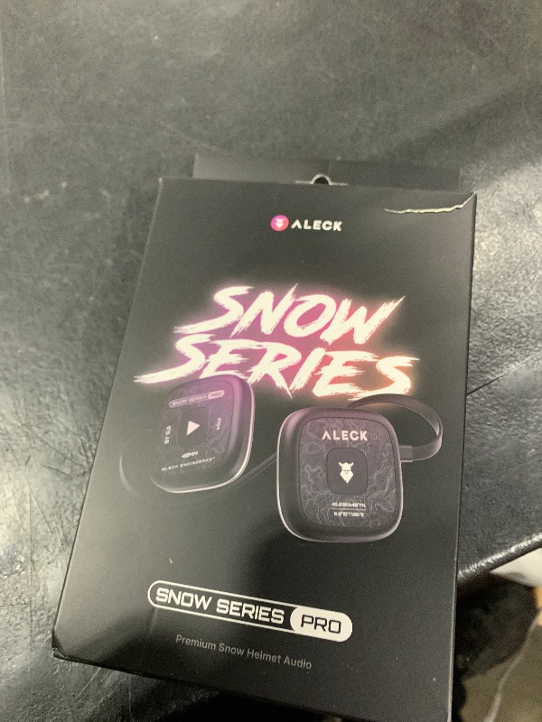 Photo 1 of ALECK Snow Series Pro Wireless Bluetooth Ski & Snowboard Helmet Speakers, Fits Audio-Ready Helmet Ear Pockets, Glove Friendly Controls, Built-in Mic for Hands-Free Calls