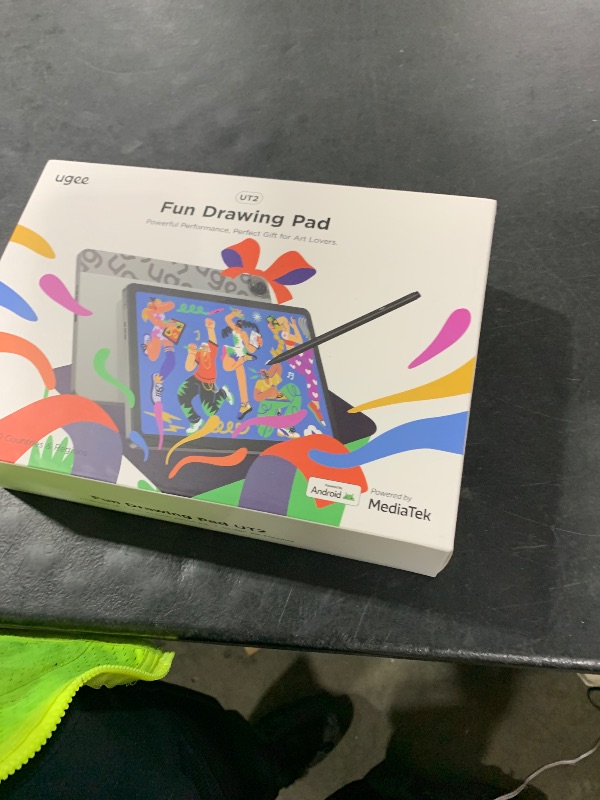 Photo 1 of UGEE Pad Drawing Tablet No Computer Needed,Android 14 tablet drawing Stand for 7000mAh+18W Battery,6GB+128GB Fun Drawing Pad 2K Ultra HD Large Screen with Full-Laminated Screen,Standalone Tablet 10.36