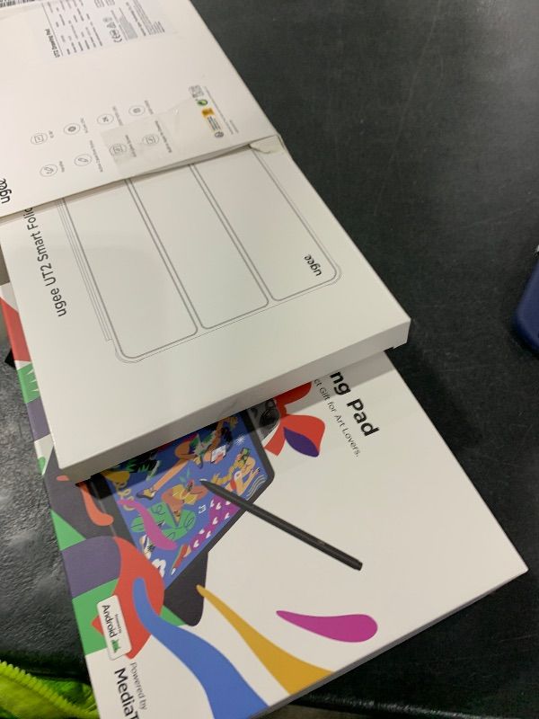 Photo 1 of UGEE Pad Drawing Tablet No Computer Needed,Android 14 tablet drawing Stand for 7000mAh+18W Battery,6GB+128GB Fun Drawing Pad 2K Ultra HD Large Screen with Full-Laminated Screen,Standalone Tablet 10.36