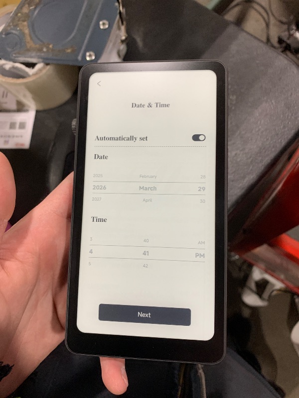 Photo 1 of Durobo Krono – 6.13" Smart ePaper Focus Hub, 300 PPI 6G 128G Paper Tablet, with Smart Dial – an e-Reader, idea Keeper, and Audio Player All in one