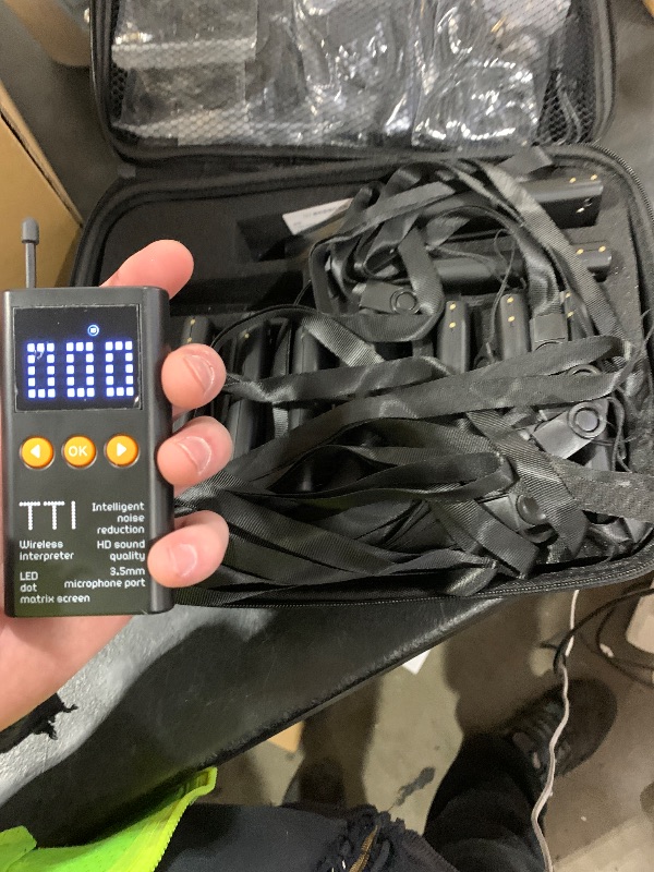 Photo 1 of PANDAAR Wireless Tour Guide System, Tour Guide Microphone and Speaker, Tour Guide Headsets 1 Transmitter 10 Receivers, 200m/656ft Long Range, Tour Guide Speaker for Factory School Church Museum