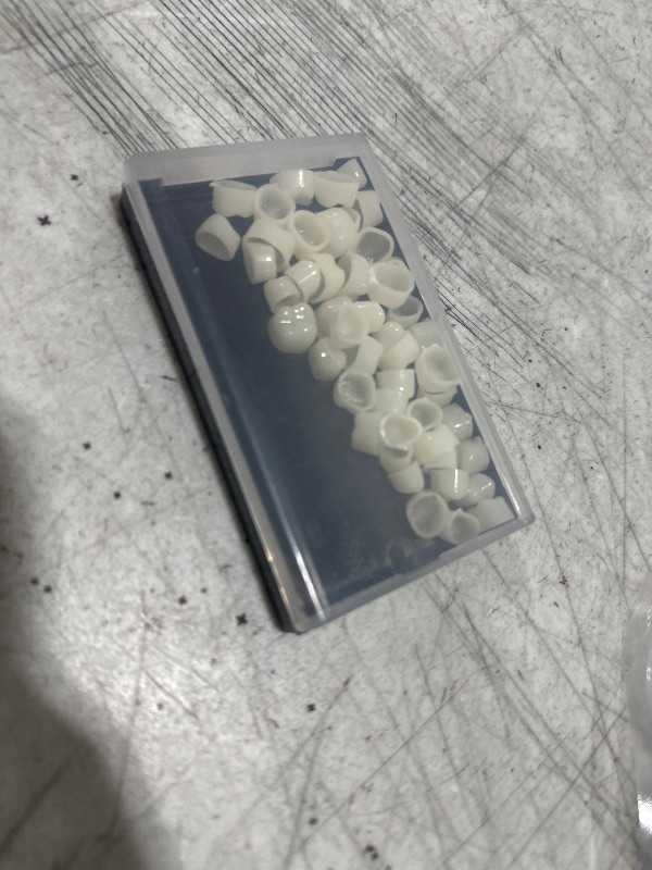 Photo 1 of 1 Box False Teeth Crown Repair Kit Dental Posterior Tooth Veneers Fake Tooth Cap Crown with Thermal Beads for Fixing or DIY