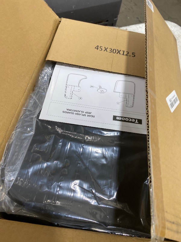 Photo 1 of Tecoom Mud Flaps Splash Guards Compatible with Jeep Gladiator 2020-2023 2024 Heavy Duty Mud Guards Front and Rear Black Set of 4 ABS Molded?Not for Rubicon?