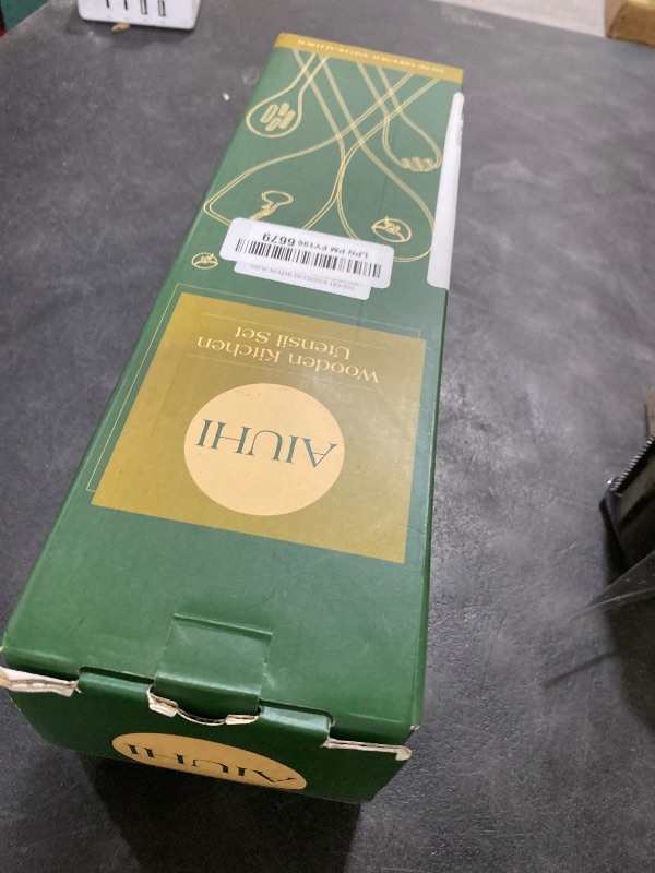 Photo 1 of 10 Pack Wooden Utensils for Cooking, Wood Utensil Set for Kitchen, Teak Wooden Spoon for Cooking, Non-Stick Spatula Ladle