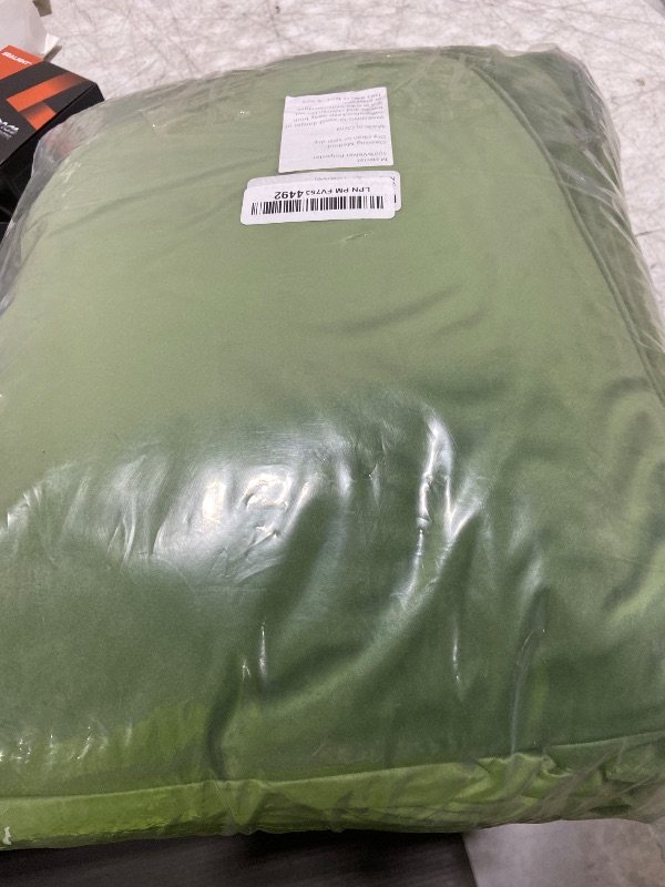 Photo 1 of Velvet Pets Friendly Sofa Covers Custom Made Compatible for IKEA Ektorp Three Seat Sofa Slipcovers (Velvet Light Green 3)