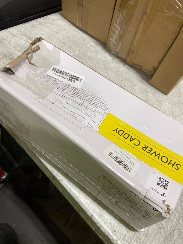 Photo 1 of EUDELE Adhesive Shower Caddy, 5 Pack Rustproof Stainless Steel Bath Organizers With Large Capacity, No Drilling Shelves for Bathroom Storage & Home Decor