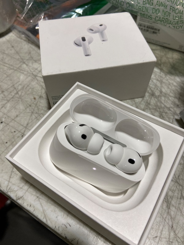 Photo 1 of Apple AirPods Pro 3 Wireless Earbuds, Active Noise Cancellation, Live Translation, Heart Rate Sensing, Hearing Aid Feature, Bluetooth Headphones, Spatial Audio, High-Fidelity Sound, USB-C Charging