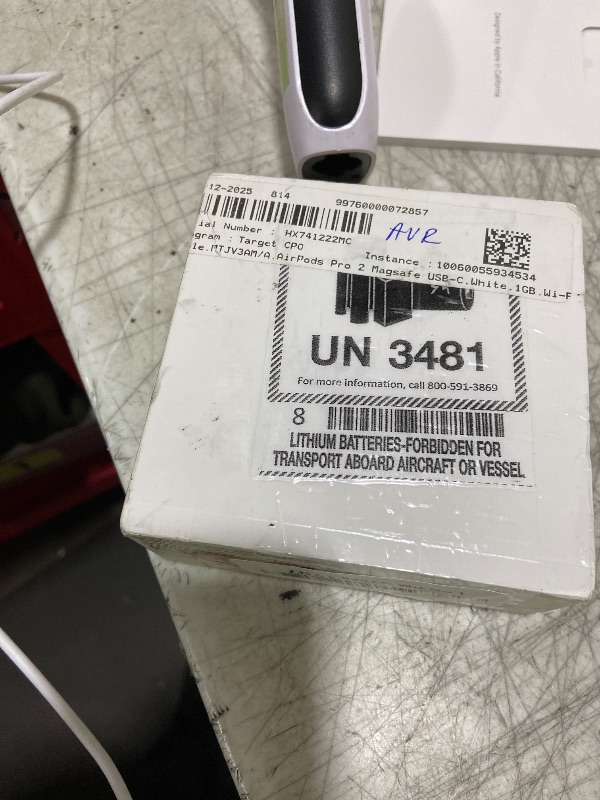 Photo 1 of Apple AirPods Pro (2nd generation) with MagSafe Charging Case (USB-C) (Renewed)