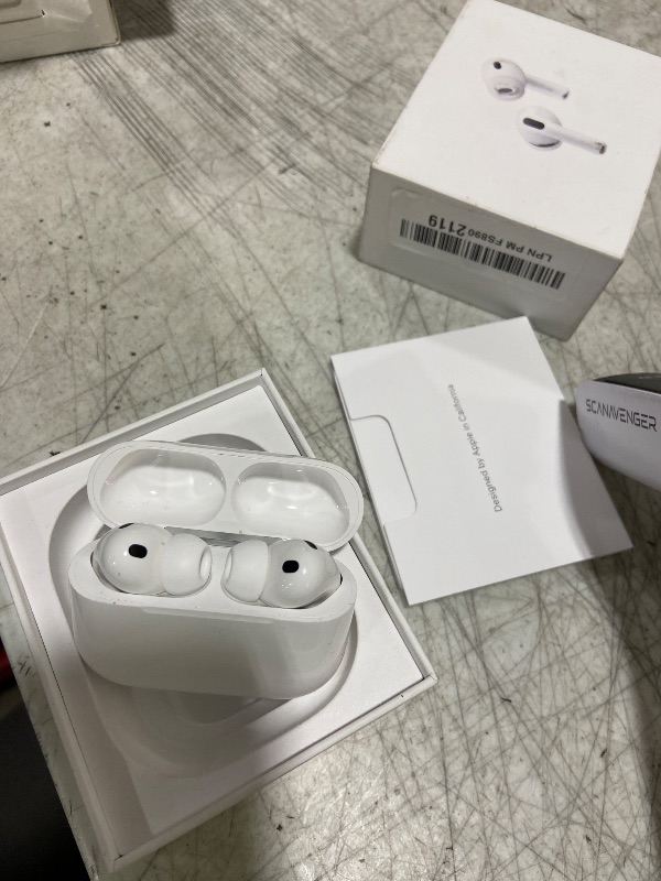 Photo 1 of Apple AirPods Pro 3 Wireless Earbuds, Active Noise Cancellation, Live Translation, Heart Rate Sensing, Hearing Aid Feature, Bluetooth Headphones, Spatial Audio, High-Fidelity Sound, USB-C Charging
