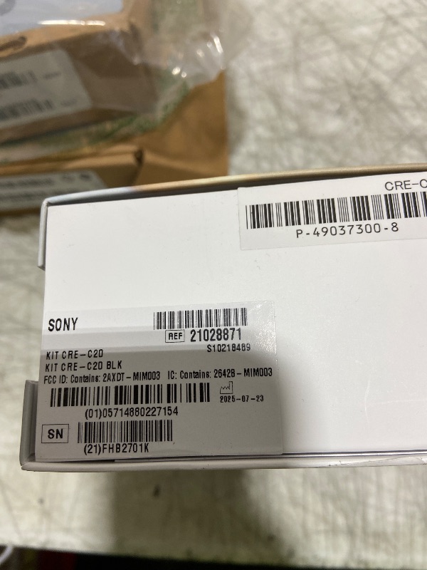 Photo 1 of Sony CRE-C20 Self-Fitting OTC Hearing Aids for Mild to Moderate Hearing Loss, Prescription-Grade Sound Quality, Compact Virtually Invisible Design, Customizable App, and Rechargeable Battery