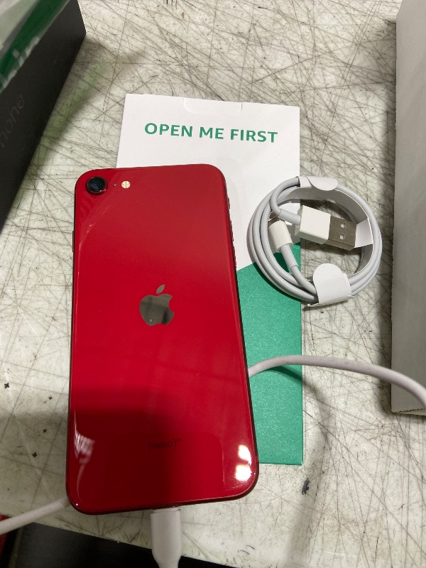 Photo 1 of Apple iPhone SE (2nd Generation), 64GB, Red, Unlocked (Renewed Premium)