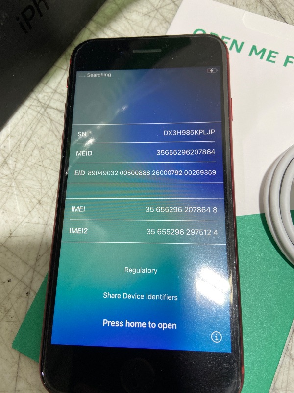 Photo 1 of Apple iPhone SE (2nd Generation), 64GB, Red, Unlocked (Renewed Premium)