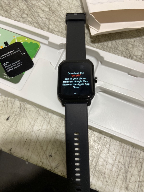 Photo 1 of DIVOAZBVO Smart Watch for Men, 120+ Sports Modes Smartwatch with 1.83" HD Touchsreen, Sleep Monitor, IP67 Waterproof, Bluetooth Call & Music Control Fitness Watch for iPhone/Android Black