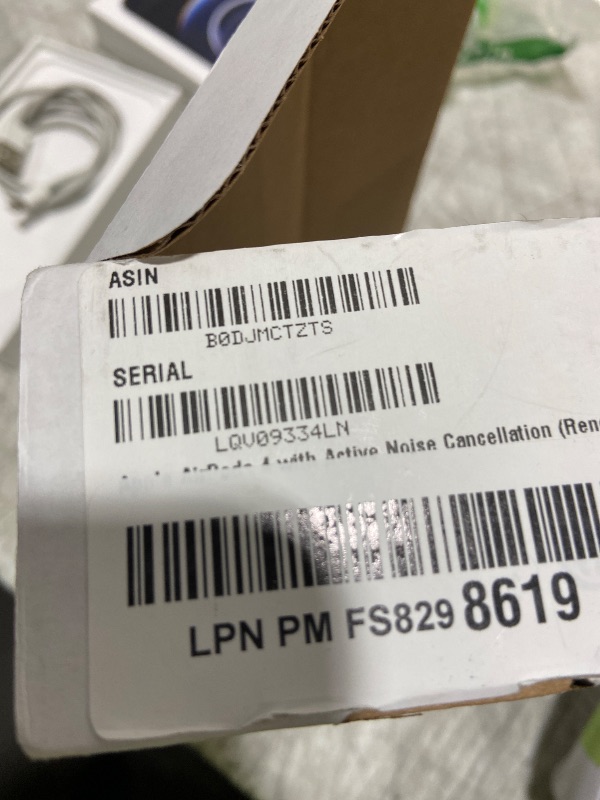 Photo 1 of Apple AirPods 4 with Active Noise Cancellation (Renewed)