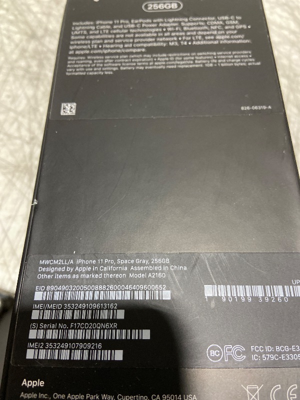 Photo 1 of Apple iPhone 11 Pro, 64GB, Space Gray - Unlocked (Renewed)