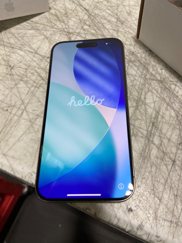 Photo 1 of Apple iPhone 15 Pro, 128GB, Natural Titanium - Unlocked (Renewed)