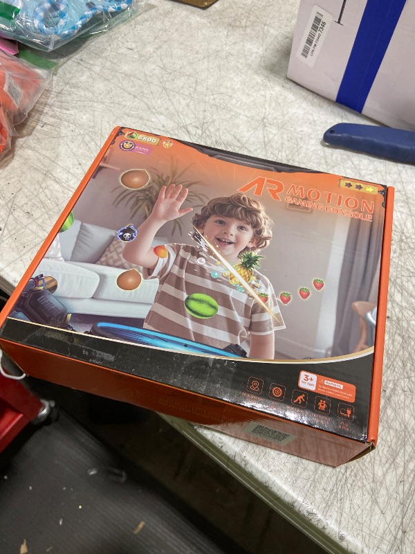 Photo 1 of AR Motion Game Console for Kids: Plug and Play TV Video Game System for Indoor Physical Play Interactive Family Fun Game Nights Parties Playtime - Great Gift for Boys Girls (Green&White)