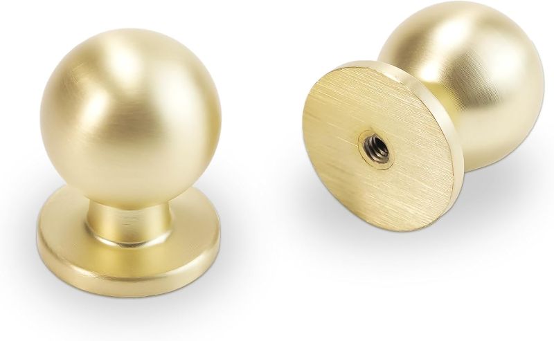 Photo 1 of 10 Pack Brushed Gold Kitchen Cabinet Knobs Gold Drawer Knobs Kitchen Cabinet Hardware Zinc Alloy Handles Drawer Knobs Dresser Handles

