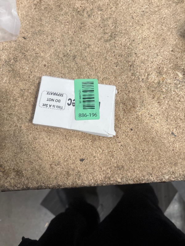 Photo 1 of 12 Pieces 1 Inch Hold Down Brackets Clear Plastic Hooks Blind Holder Replacements for 1 Inch Mini Horizontal Blinds Shades Windows Doors