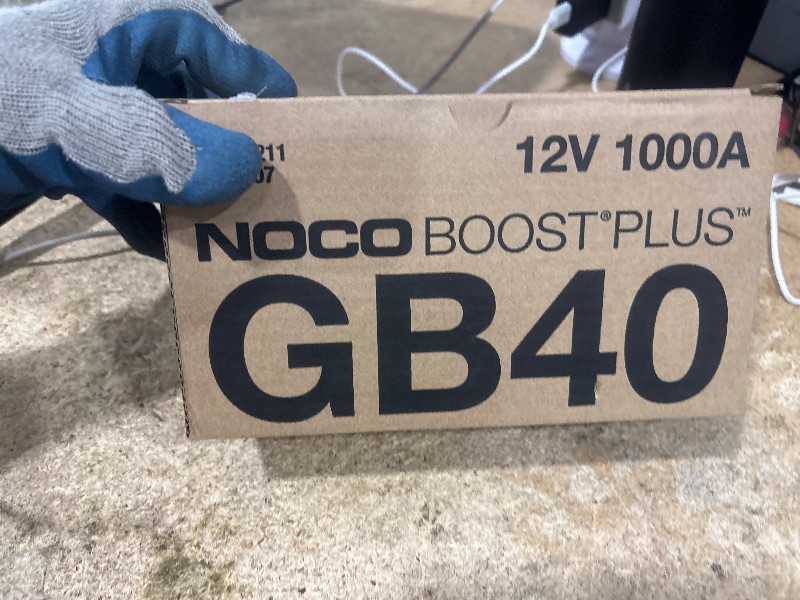 Photo 1 of **USED**NOCO Boost GB40: 1000A UltraSafe Jump Starter – 12V Lithium Battery Booster Pack, Portable Jump Box, Power Bank & Jumper Cables - for 6.0L Gas and 3.0L Diesel Engines