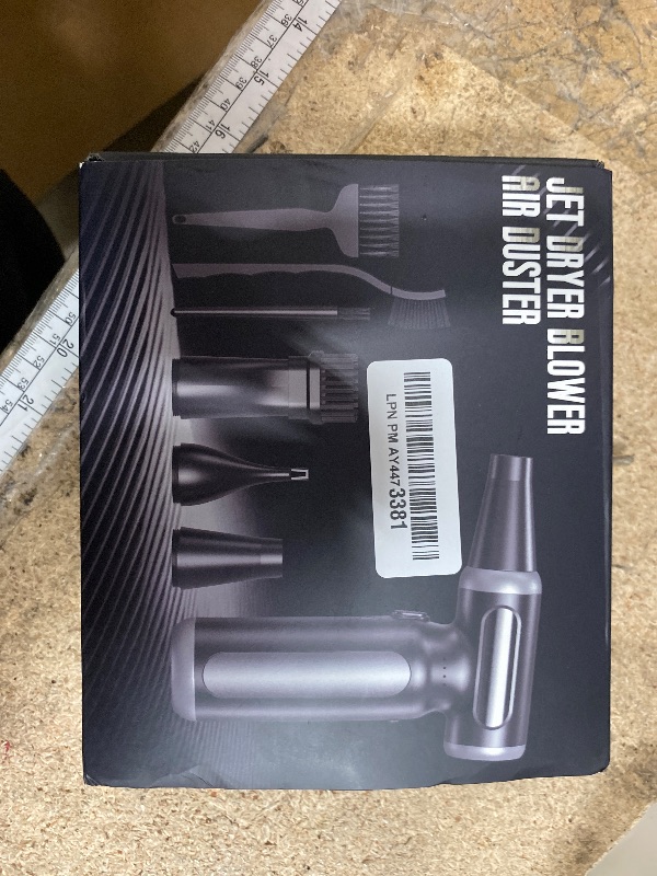 Photo 1 of Electric Compressed Air Duster - 33,0000 RPM Rechargeable Cordless Turbo Blower, Portable Air Blower Gun for Cars, PC, Keyboard, Home & Outdoor Dust Cleaning (Replaces Compressed Air Cans)