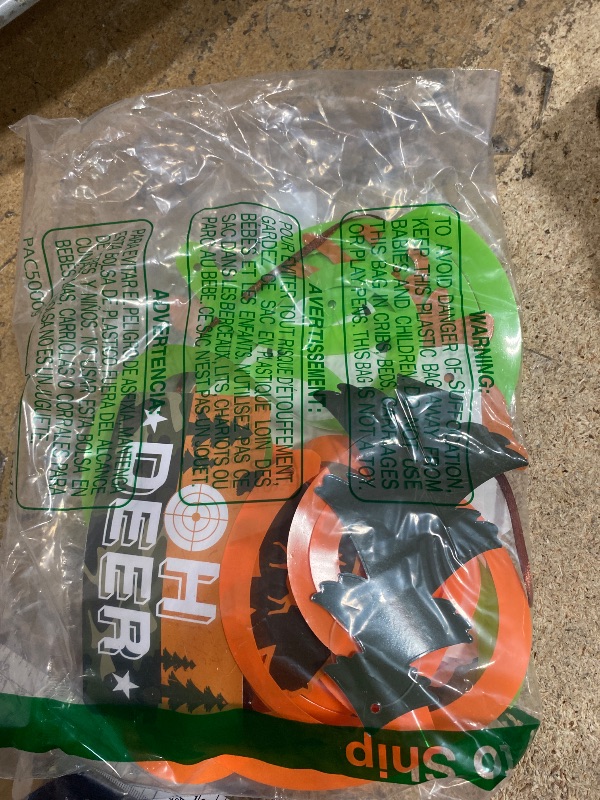 Photo 1 of 16 Pcs Hunting Birthday Party Decorations Camo Deer Hunting Birthday Decorations Include Banner Deer Table Centerpiece Honeycomb for Party Supplies