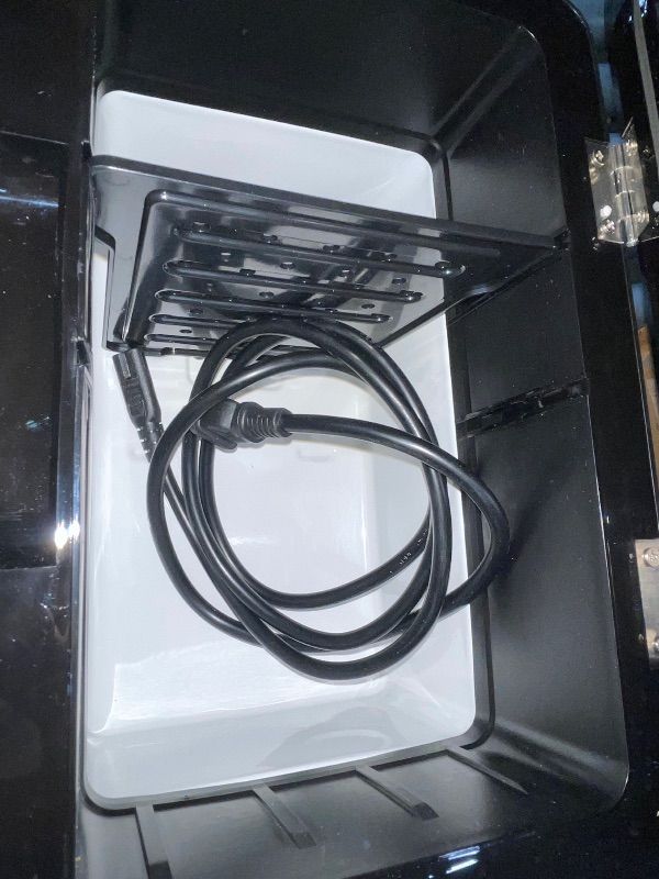 Photo 1 of ***(USED)***Mini Fridge 6L for Bedroom, Makeup Little Refrigerator with LED Light Portable Cosmetic Fridge for Dorm and Office, Desk Personal Cooler for Beauty Skincare Product and Food, Black