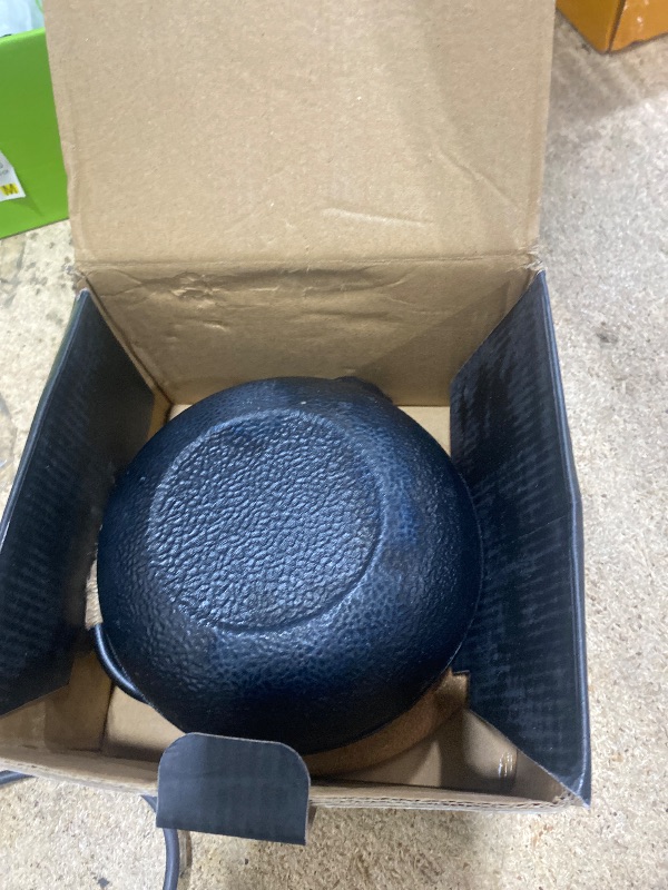 Photo 1 of **LID MISSING/UTENSILS**Japanese Cast Iron Teapot,Cast Iron Tea Kettle Stovetop Safe, Tea Kettle with Stainless Steel Infuser,For Wood/Campfire/Gas Stove Top(22 oz/650 ml,Black)