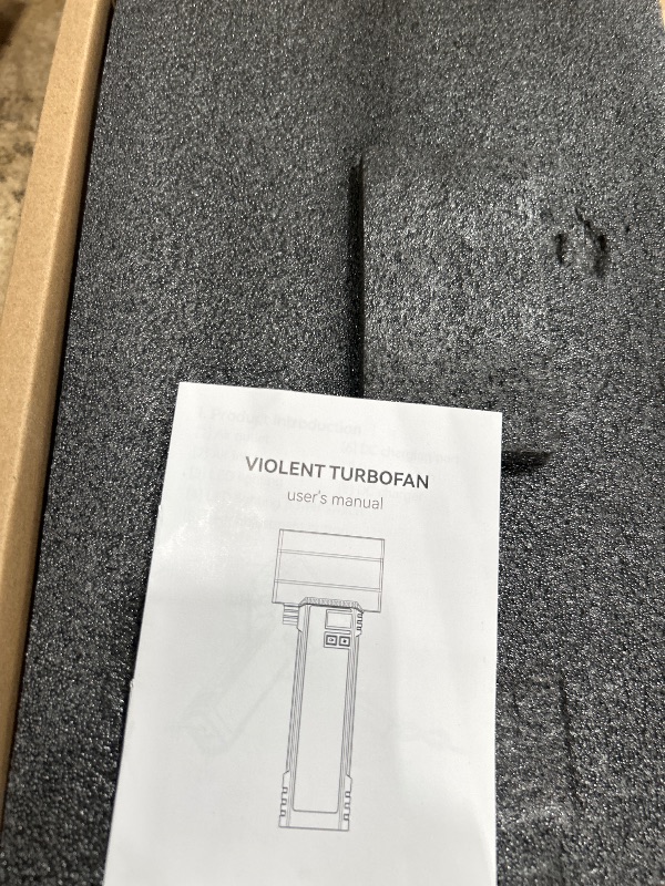 Photo 1 of ***SEE NOTES***
XOOPON Oversize Car Dryer Air Blower Turbo Fan, Instantaneous Thrust 1.60KG/S, 4 Speeds, 4000mAh, 64MM Super Electric Cordless Leaf Blower for Patio Cleaning, Lawn Care and Car Drying-Deep Gray