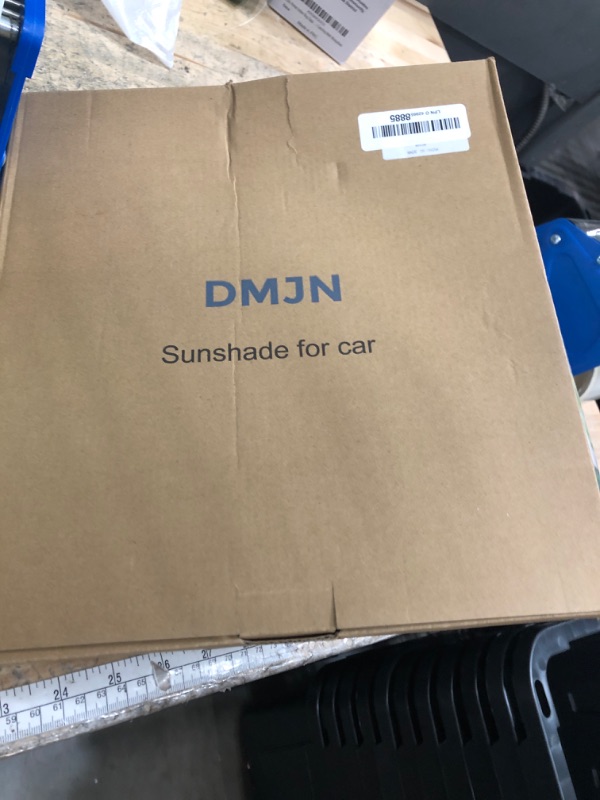 Photo 1 of [2025 Upgrade] DMJN Windshield Sun Shade Car, [100% Sun Bolck & UV Reflective] Keep Car Cool & Interior Protection Sunshade, Flexible & Durable Sun Visor Universal Fit Medium