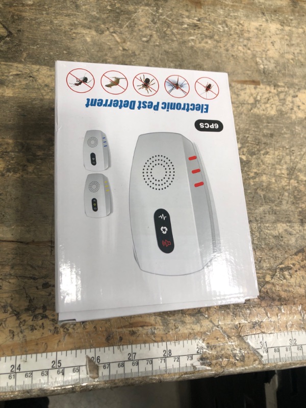 Photo 1 of 2025 Upgraded Ultrasonic Pest Repellent Indoor Insect Repeller, Pest Control, Repellent Roach, Mouse, Bugs, Mosquito, Mice, Spider, Ant, Rodent Repellent Ultrasonic Plug in, 3 Mode Switching, 6 Packs