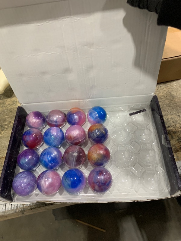 Photo 1 of ***MISSING PIECES*** JOYIN Slime Party Favors, 24 Pack Galaxy Slime Ball - Stretchy, Non-Sticky, Mess-Free, Stress Relief, and Safe - Toys for Girls and Boys - Classroom Reward, Party Supplies