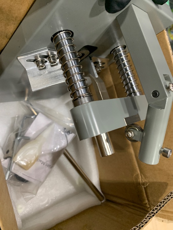 Photo 1 of **** ONE OF THE CUTTING PLATES HAS DAMAGES**** IRONWALLS Corner Rounder Cutter Machine, R6mm R10mm 1.2”/ 30mm Thickness Heavy Duty Paper Corner Cutter Punch with Paper Holding Device, Steel Metal Commercial Corner Punch for Office Business