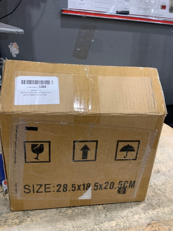 Photo 1 of **** ONE OF THE CUTTING PLATES HAS DAMAGES**** IRONWALLS Corner Rounder Cutter Machine, R6mm R10mm 1.2”/ 30mm Thickness Heavy Duty Paper Corner Cutter Punch with Paper Holding Device, Steel Metal Commercial Corner Punch for Office Business