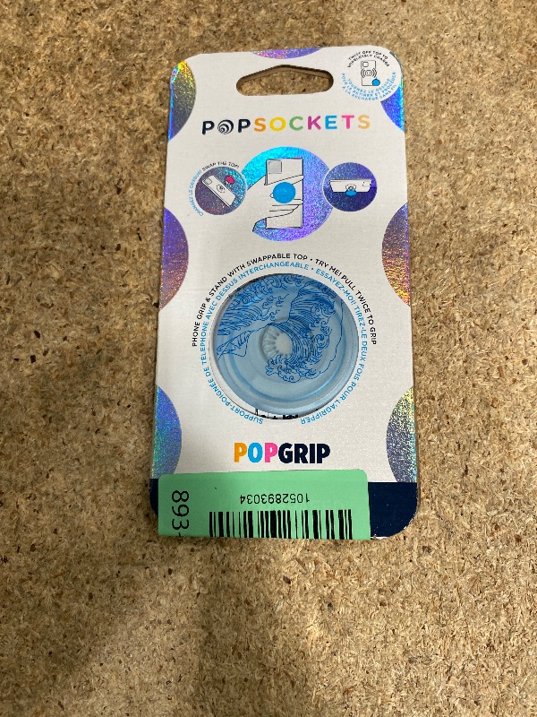 Photo 1 of ????PopSockets Phone Grip with Expanding Kickstand, Adhesive Grip -Translucent Ocean