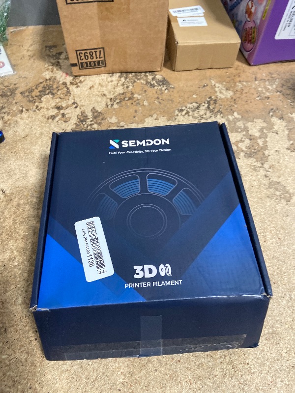 Photo 1 of **USED**3D Printer Filament, Silk White PLA 1.75mm 1kg Spool - High Gloss Silk Finish, ±0.02mm Precision, Fits All FDM Printers