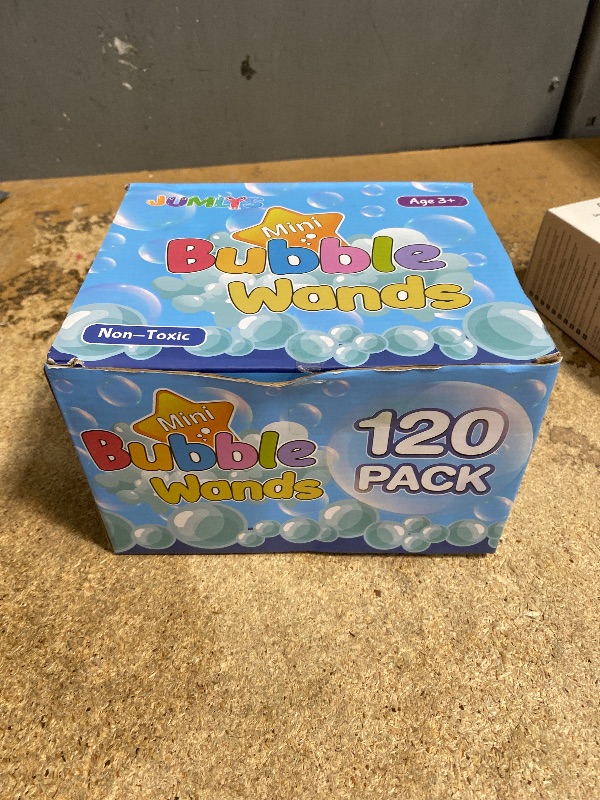 Photo 1 of 120 Pcs Mini Bubble Wands in 6 Colors, Bulk Party Favors for Kids, Themed Birthday, Christmas, New Year, Valentine, Carnival, School Classroom Prizes for Boys & Girls, Ideal Goodies Bags Stuffers