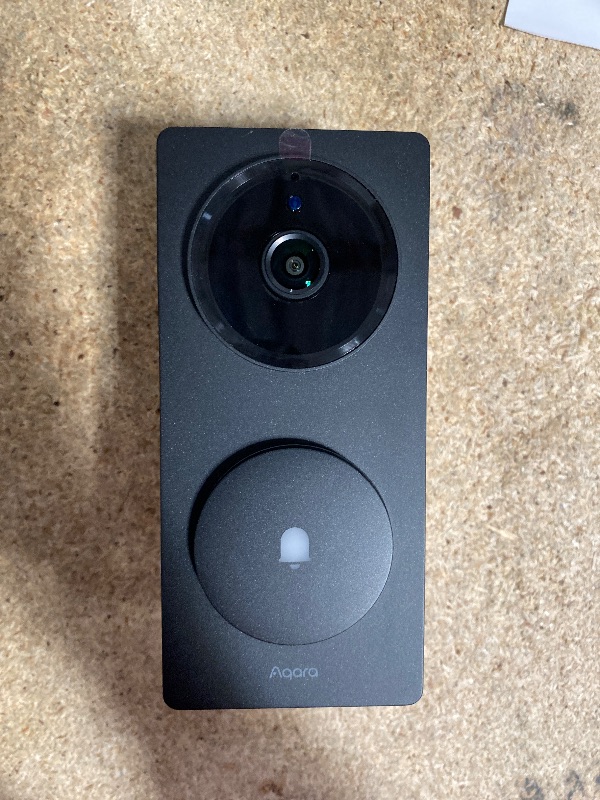 Photo 1 of Aqara Smart Doorbell Camera G410 with Chime, 2K, HomeKit Secure Video, 2-Way Audio, Built-in Matter Hub, Wireless/Wired, Supports Apple Home, Alexa, Google, Home Assistant, 2.4G/5GHz Wi-Fi, Black