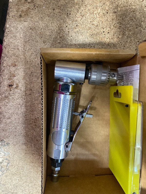 Photo 1 of 1/4'' 90 Degree Air Drill, Right Angle Pneumatic Pistol Drill, Tool Power Screwdriver