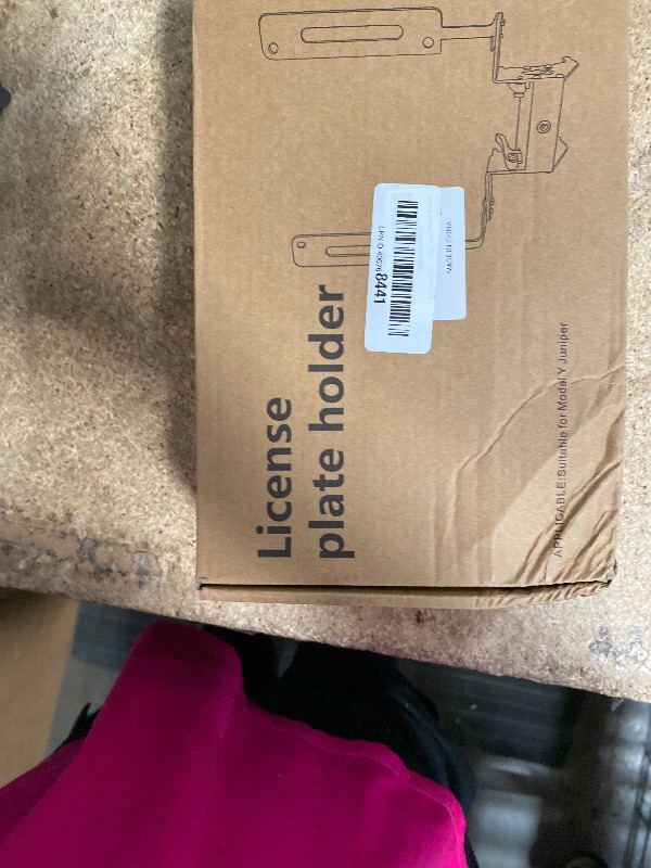 Photo 1 of ?Uptodate? 2026 New Model Y Juniper Original No Drill Front License Plate Holder - Fit for Model Y License Plate Holder Aluminum Alloy Removable No Drilling No Adhesives Lockable License Plate Frame