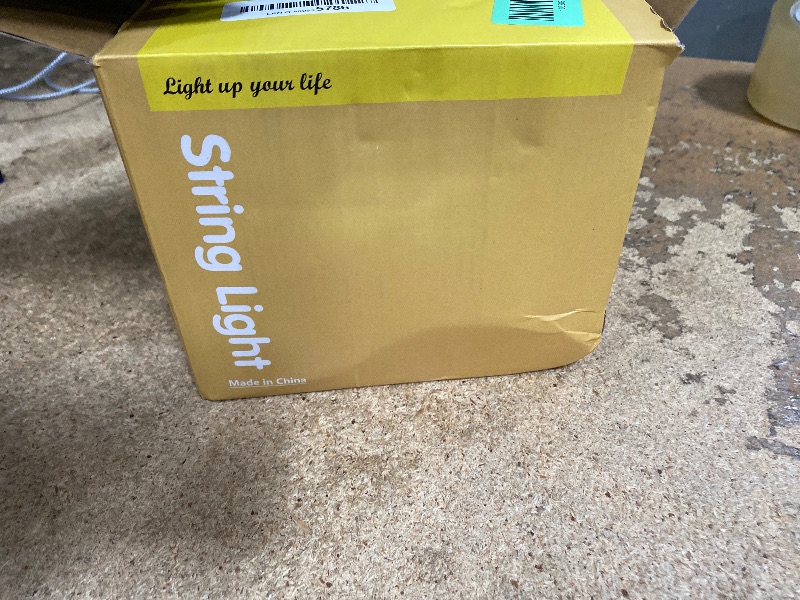 Photo 1 of **1 SET WORKING ONLY**LORRYTE 2-Pack 72FT 120 LED Crystal Globe Solar String Lights Outdoor, Waterproof Solar Lights for Outside, 8 Lighting Modes Patio Decor for Garden Yard Porch Wedding Party(Warm White)